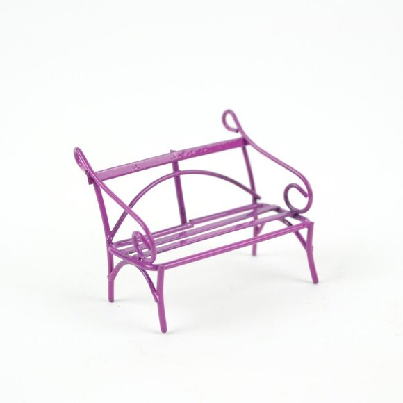Miniature Bench Fairy Garden Diorama Crafts - Picture 1 of 1